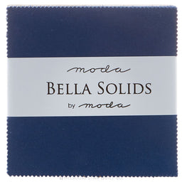 Bella Solids Admiral Blue Charm Pack