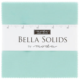 Bella Solids Aqua Charm Pack