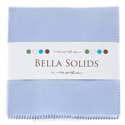 Bella Solids Baby Blue Charm Pack