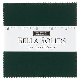 Bella Solids - Christmas Green Charm Pack