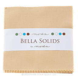 Bella Solids Parchment Charm Pack